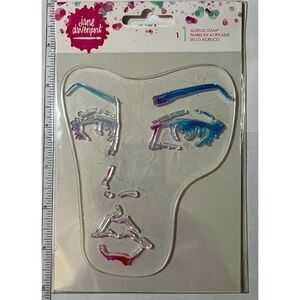 Jane Davenport Mixed Media Acrylic Stamp - Single Face Design